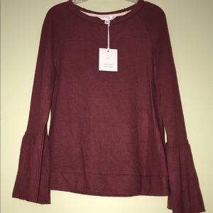 Lauren Conrad Burgundy Fall Winter Sweater